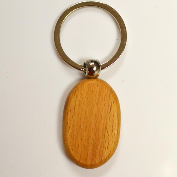 wood keychain with name