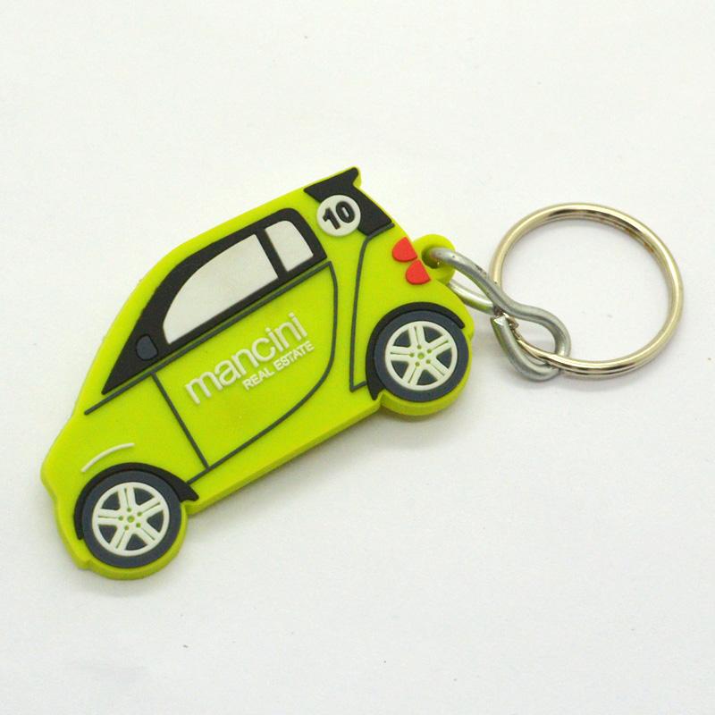 Custom Pvc Rubber Car Keychain