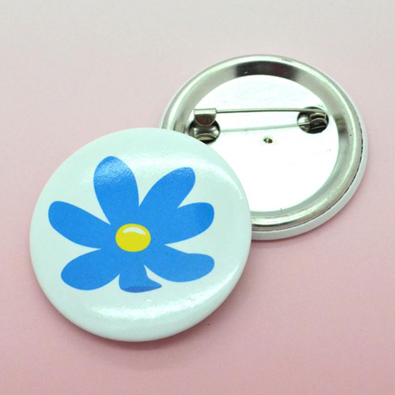 Promotional Custom Blank Tin Enamel Pin Button Badge
