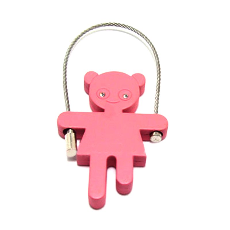 Custom Keychain Names Bear Key Chain Ring