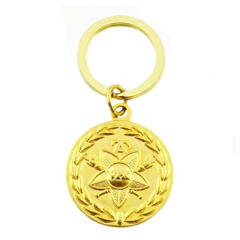 Keychain Medal Metal Custom 2D Gold Key Chain