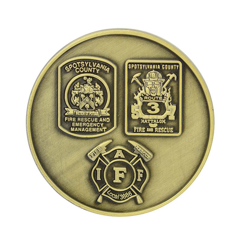 Make Custom Coins 2D Metal Bronze Coin