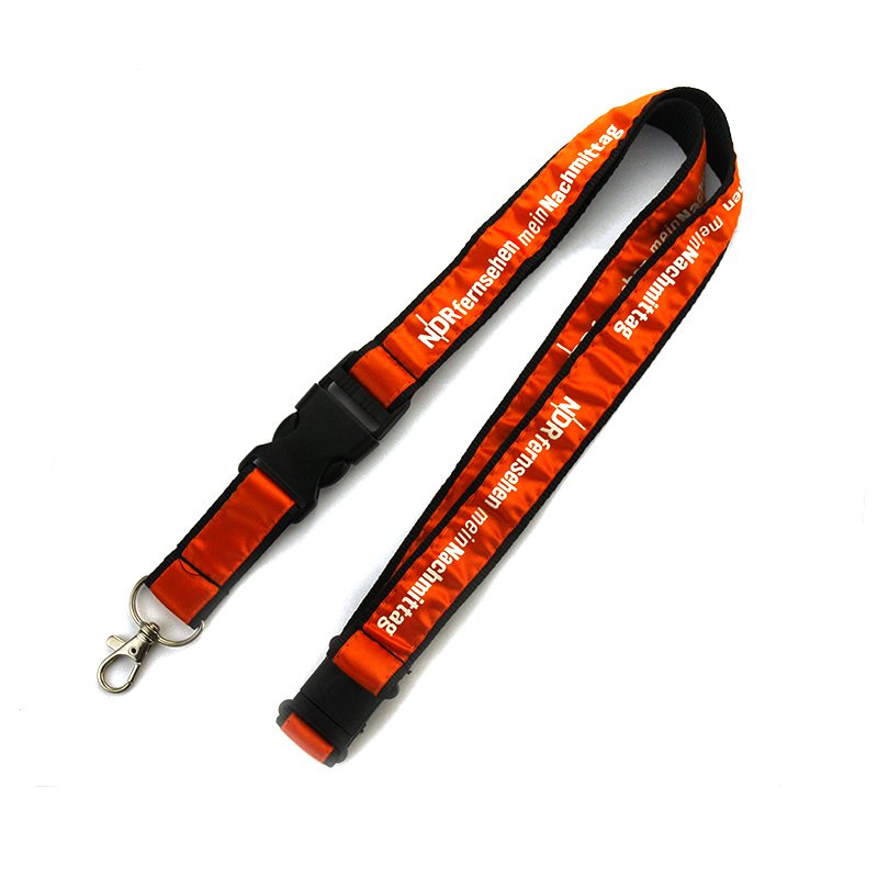 Embroidered Keychain Neck Woven Lanyard Key Chains