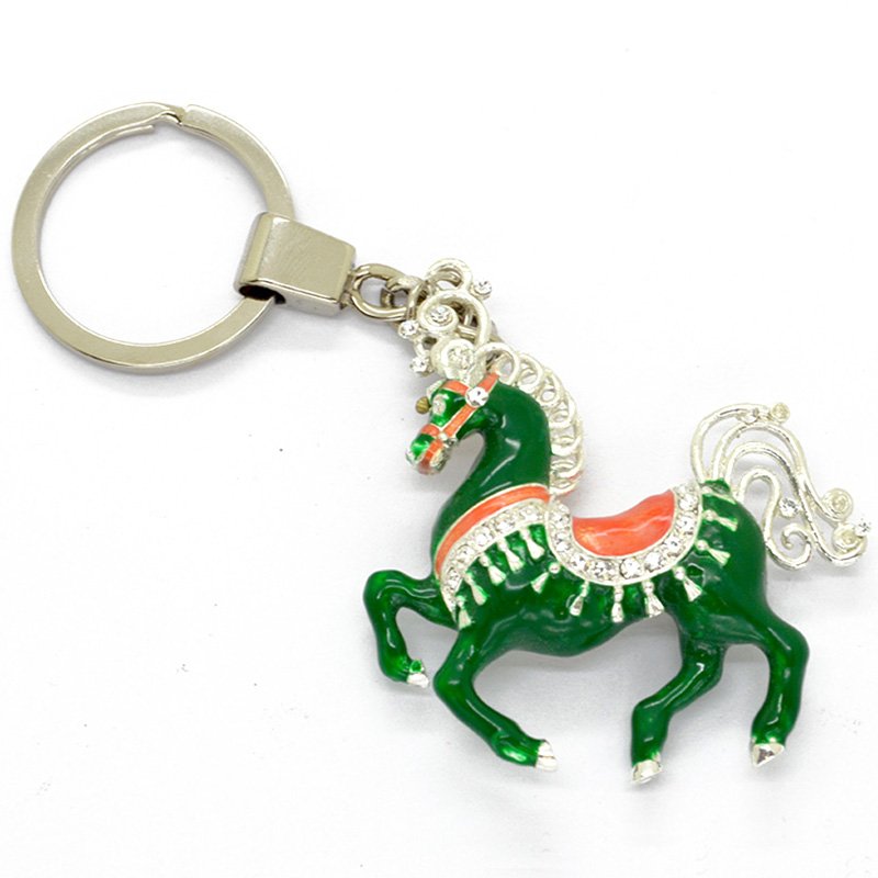 Keyring Maker Custom Gold Jewelry Horse Keychain With