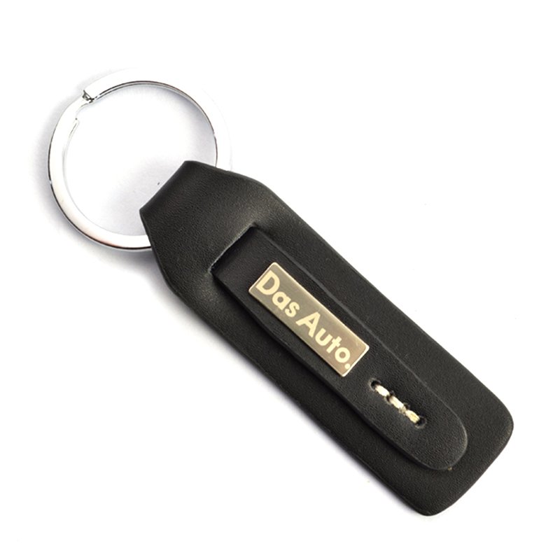 Genuine Leather Key Holder Custom Blank Pu Keychains Leather Keychain