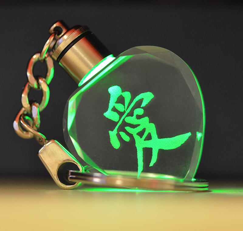 Crystal Key Holder Custom Glass Keychain Photo Key Chains Crystal