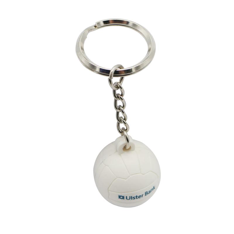Volleyball Keychain Ball Keychain 3D Soft Pvc Key Chain Ring PVC keychain