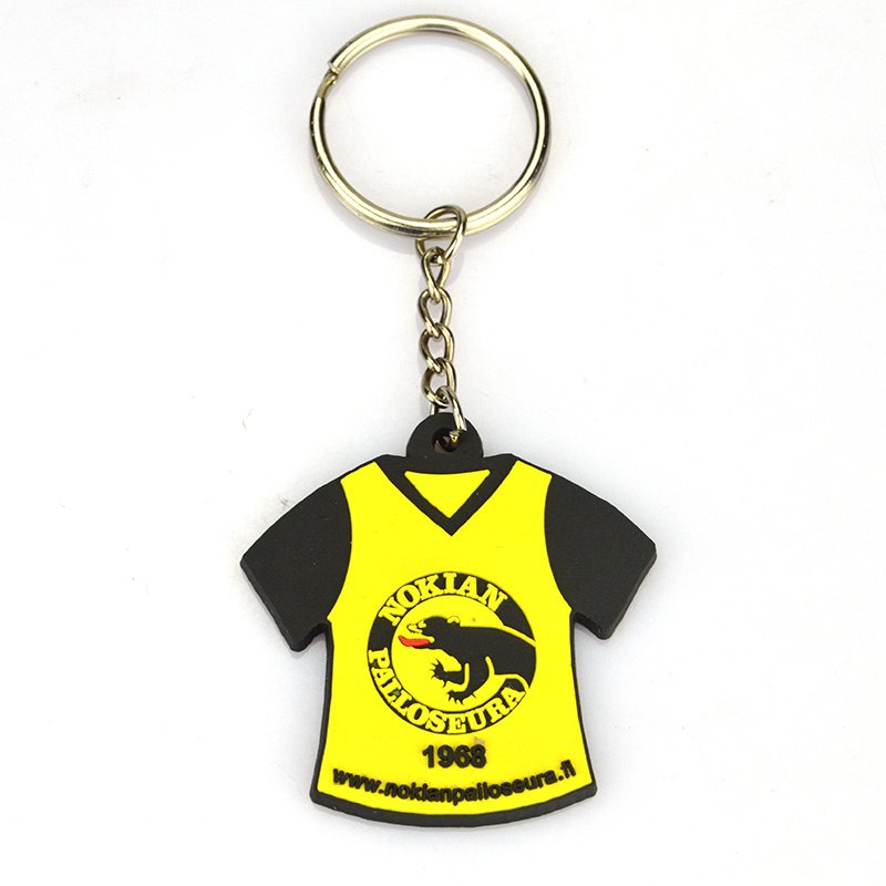 Personalized Keychains Bulk Soft Pvc Key Chain Rubber Key Ring PVC