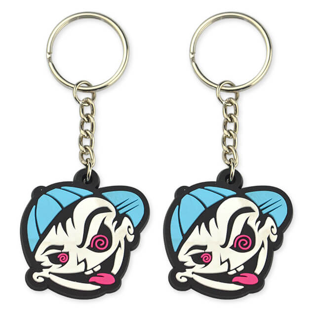 Custom Promotional Gifts Cartoon Animal 2d Key Chain Soft Keyring 3d Rubber PVC Keychain