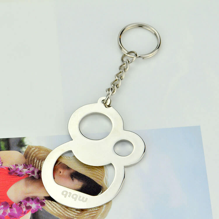 Wholesale Factory Personalized Keychain Custom Design Mini Metal Keychain