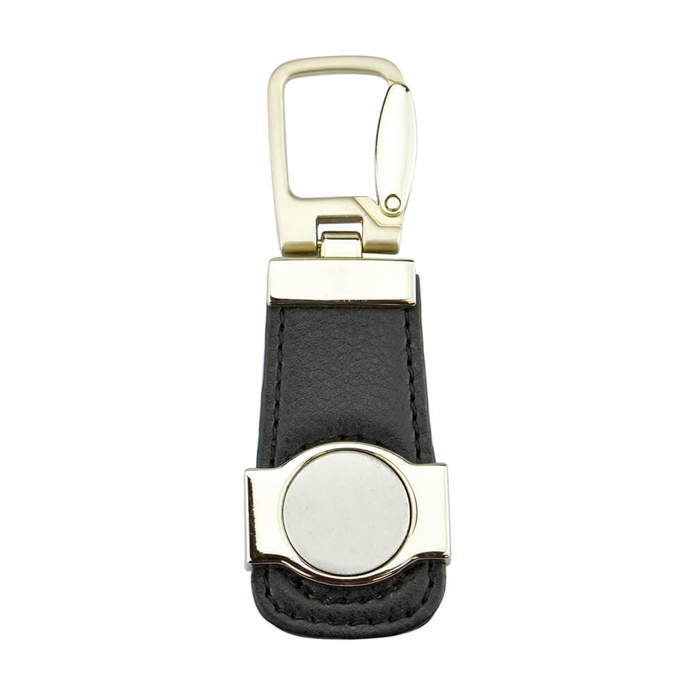 Fashion Personalized Men Leather Key Chain Custom Creative PU Leather Keychain