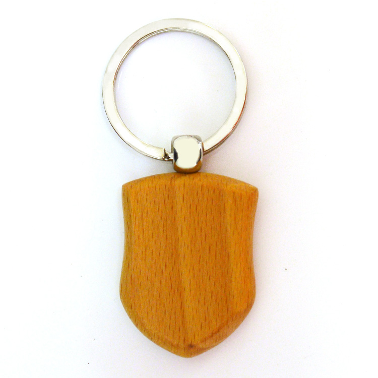 Custom Wooden Laser Logo Engraving Wood Key Chain Wooden Keyring