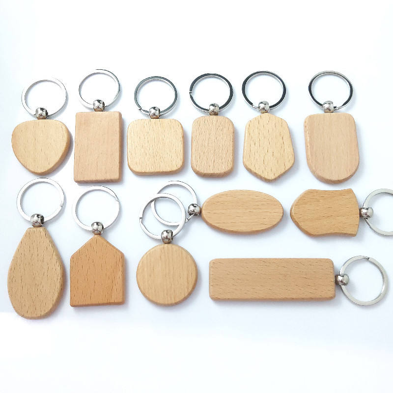 custom wooden keychain