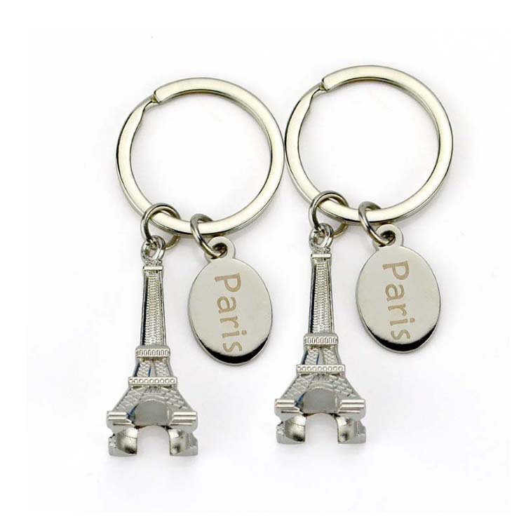 Printed Metal Keychain Custom Logo Keychain As Small Gift For Business