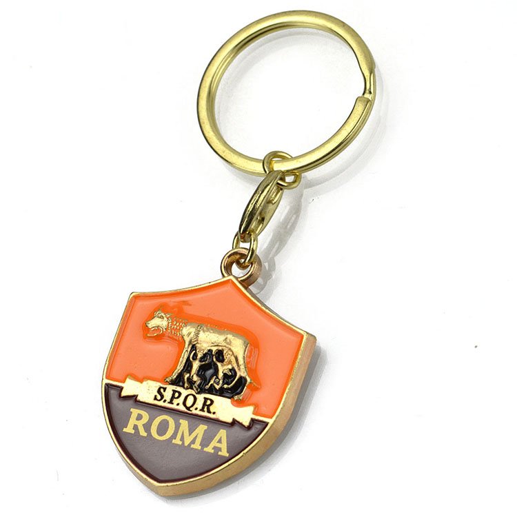 Printed Metal Keychain Custom Logo Keychain As Small Gift For Business