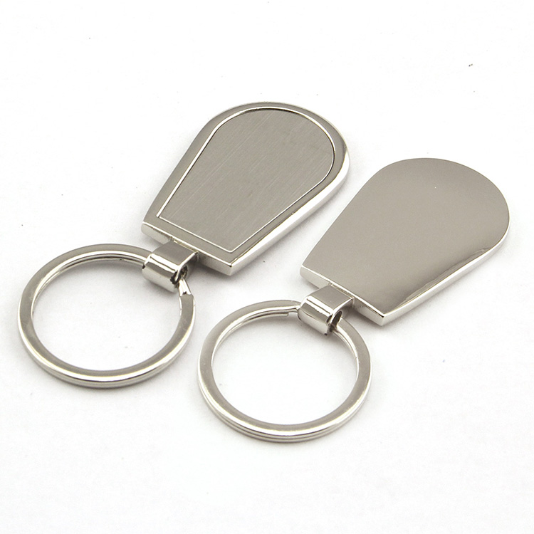 Wholesale Custom Personalized Metal Keychain Double Side Keychain Blank