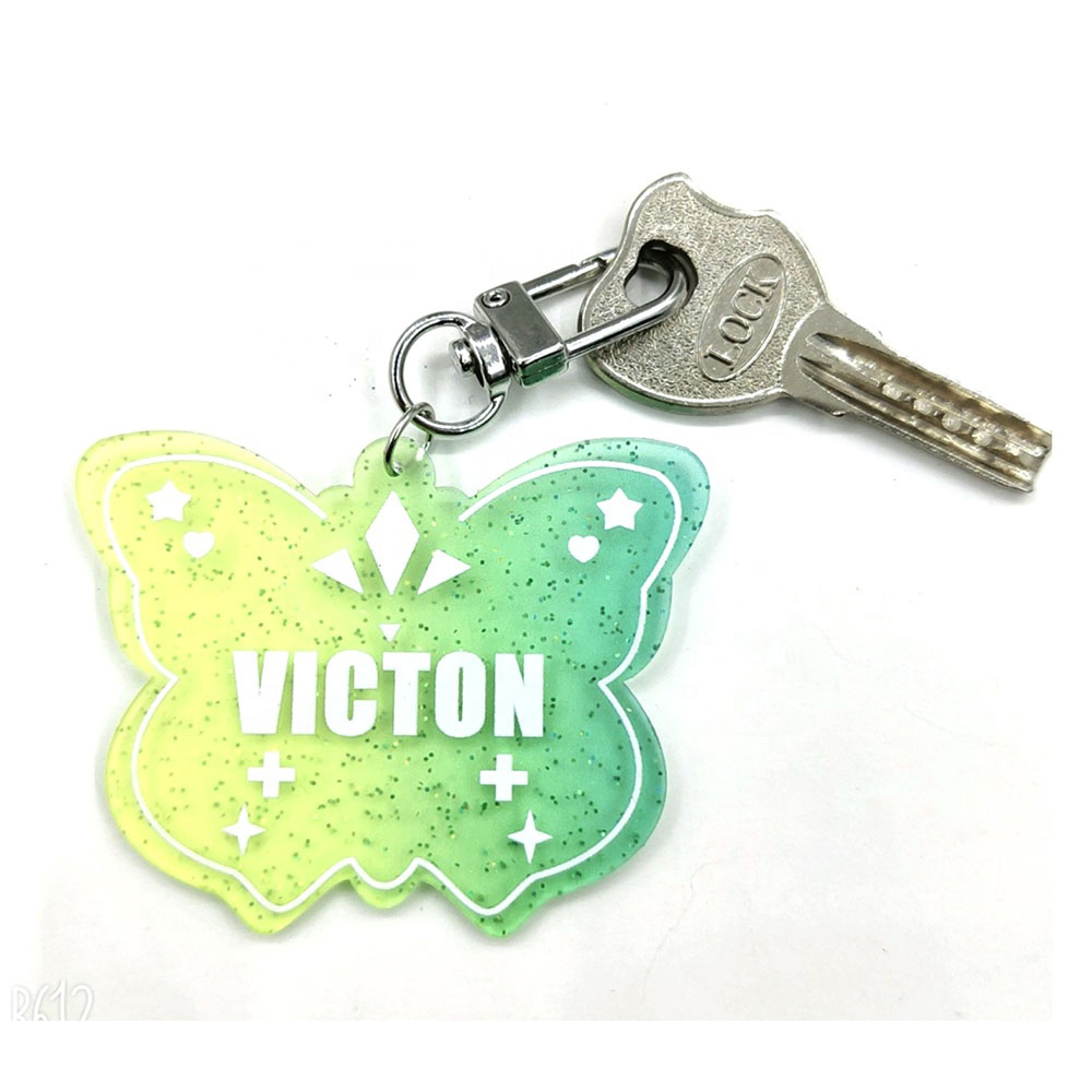 Custom Print Logo Acrylic Keychain Make Your Own Logo Epoxy For Keys