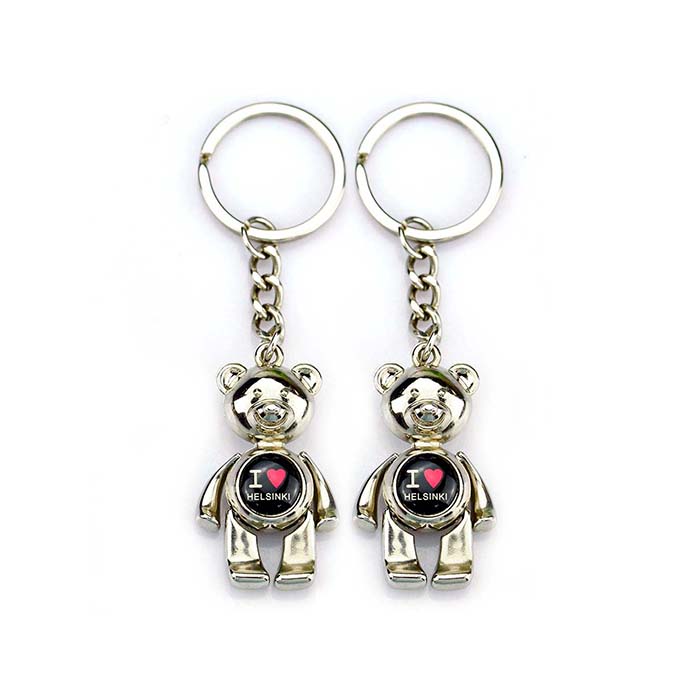 Wholesale Custom Logo Metal Key Chain Maker Cute Enamel Keychain