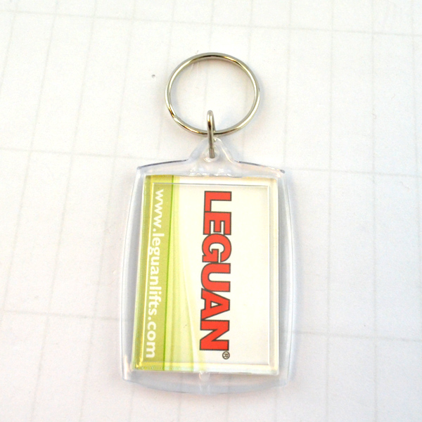 Personalized Eco-Friendly Acrylic Keychain Key Holder Custom Design Logo
