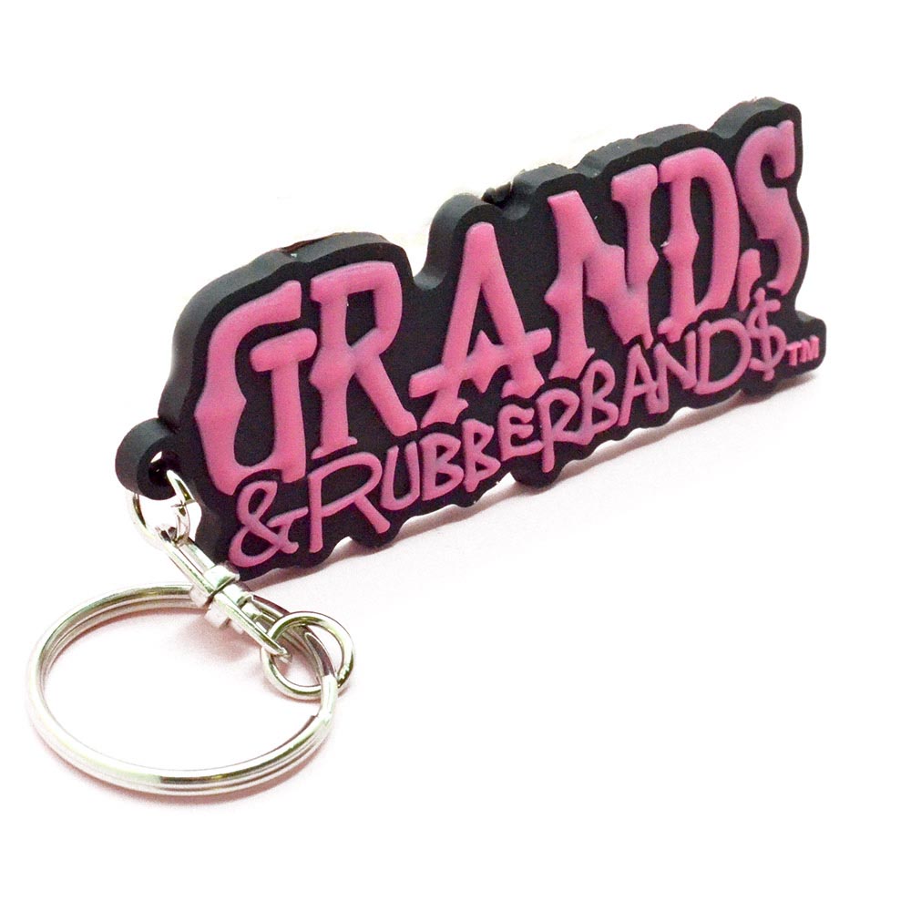 OEM Manufacturer Key chain PVC Letter Keyring Rubber With Logo