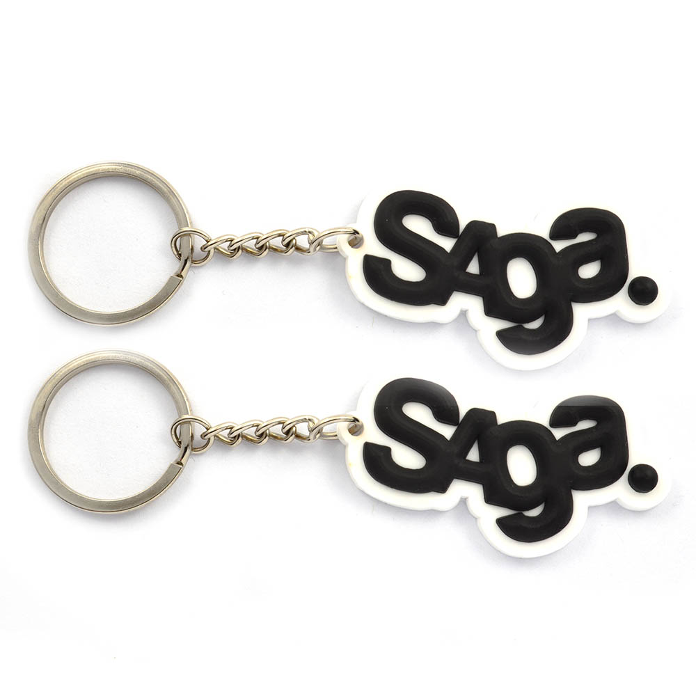 OEM Manufacturer Key chain PVC Letter Keyring Rubber With Logo