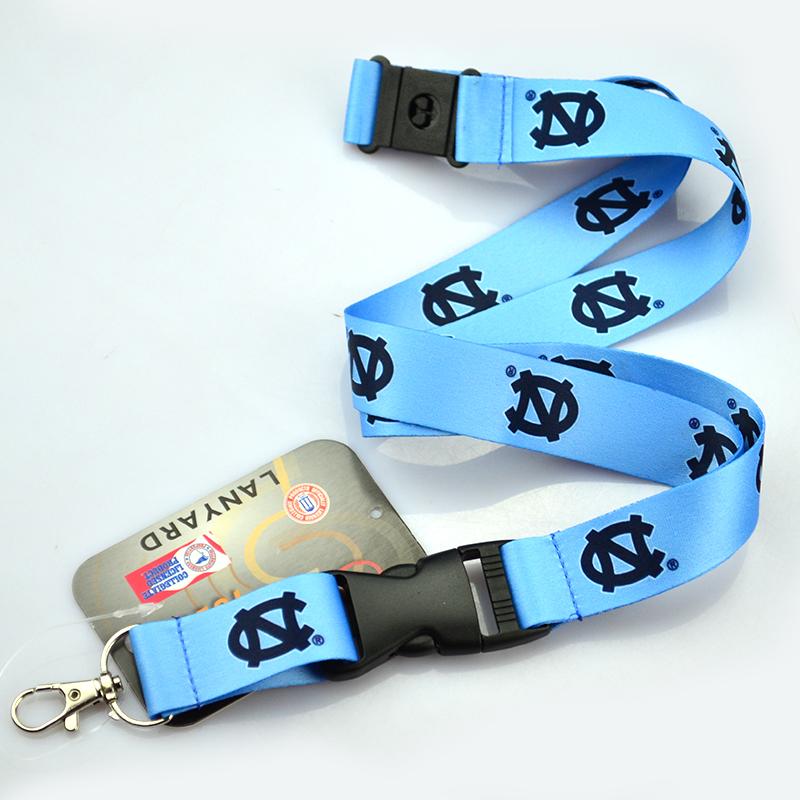 Personalized Polyester Neck Lanyards keychain Sublimation Custom Logo For Key