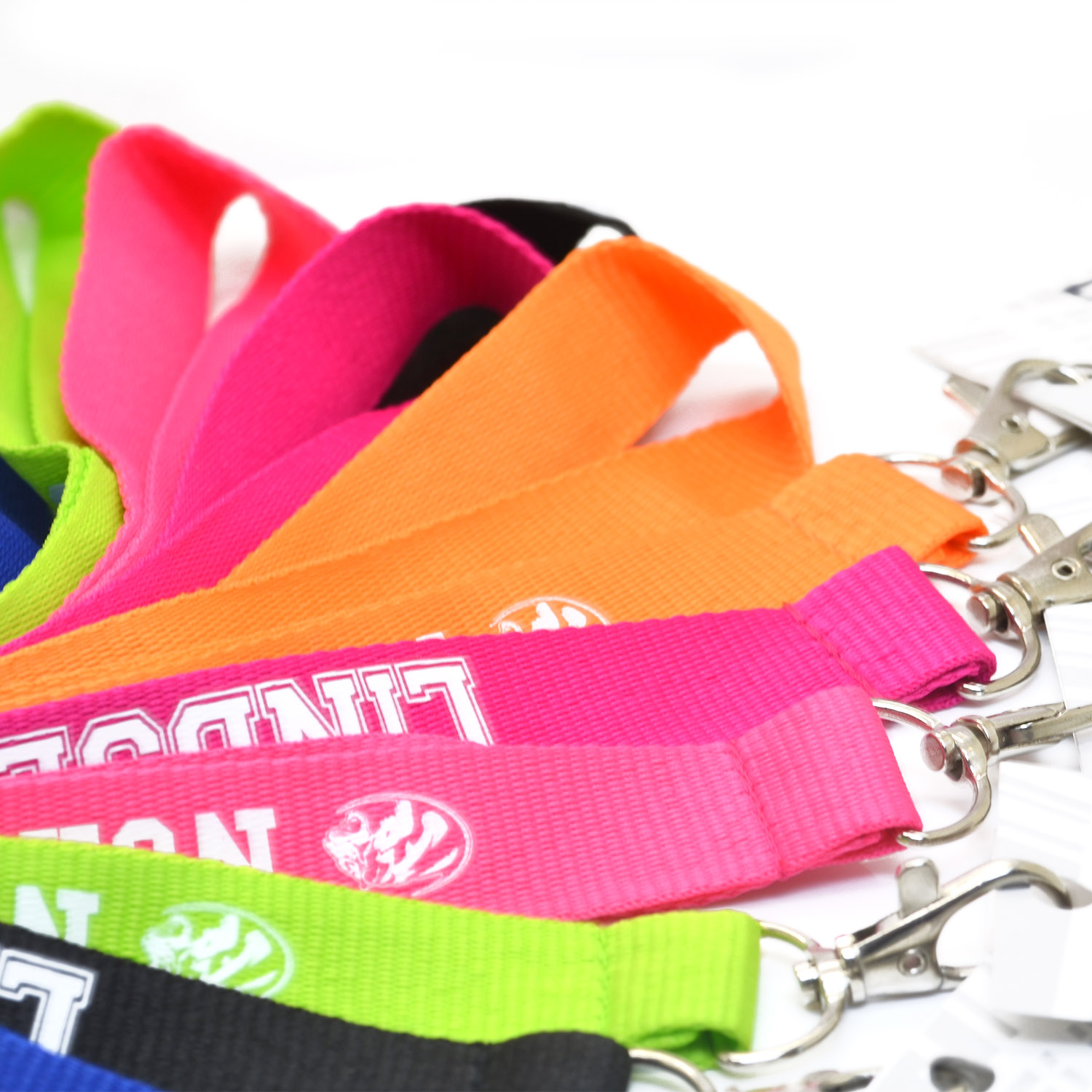 New Design Id Card Lanyard With Detachable Keychain Polyester Nylon Lanyards for Keys