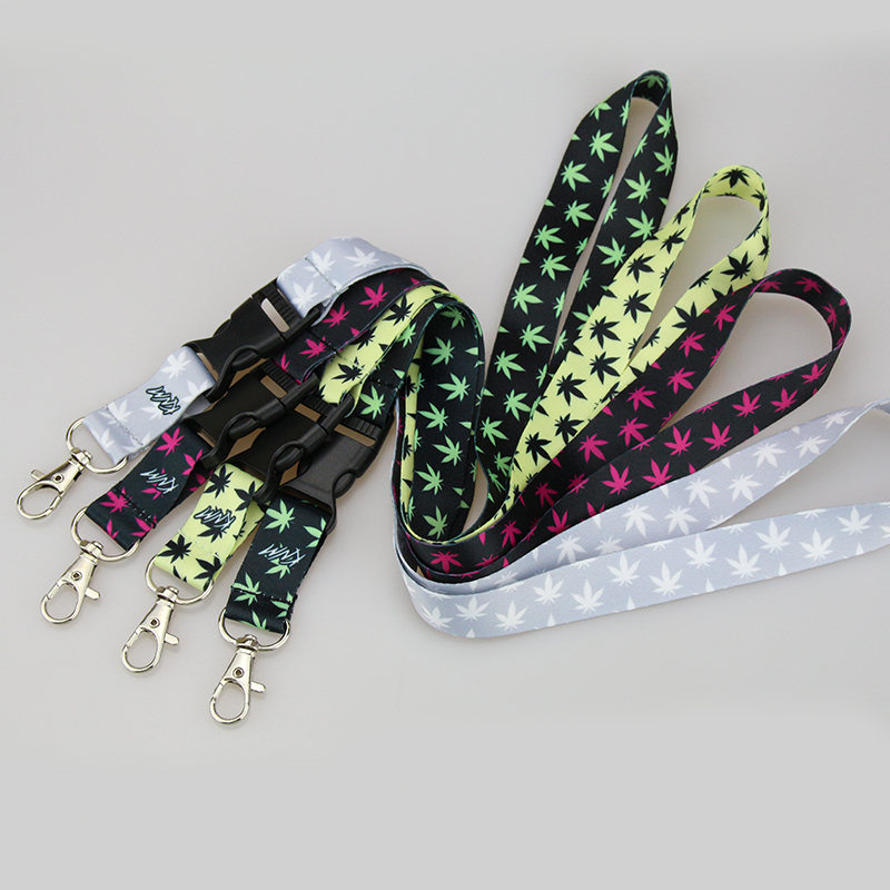 Custom Logo Dye Sublimation Polyester Keychain Lanyard Wholesale Neck Lanyards Strap