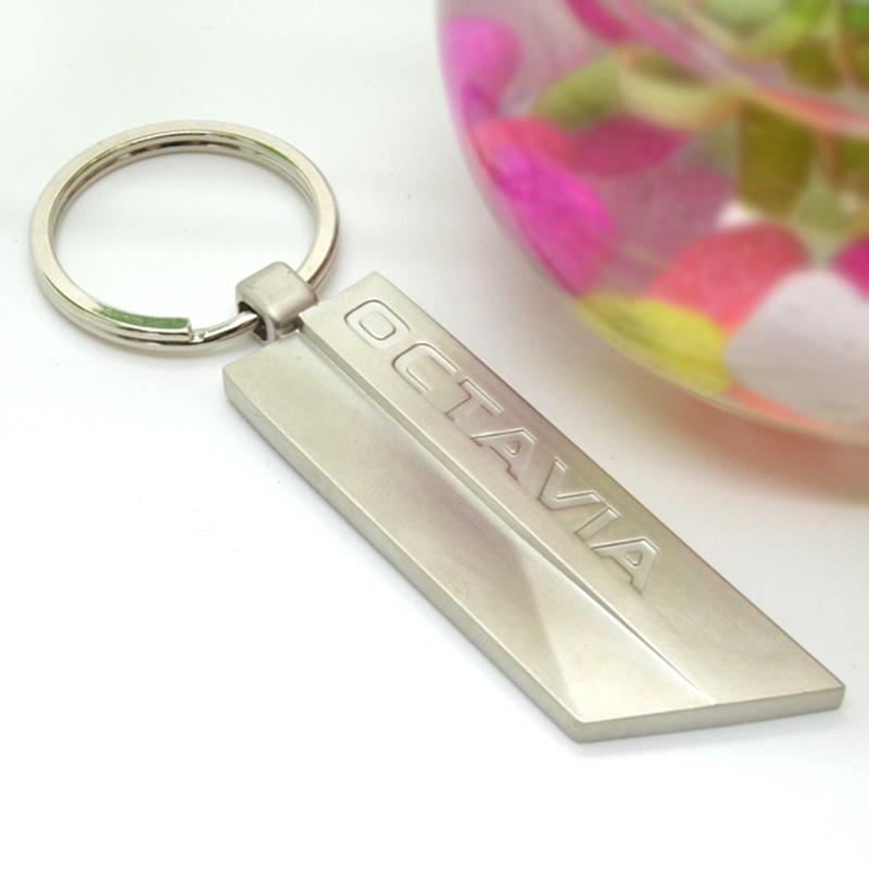 No Minimum Customized Design Your Own Silver Keyrings