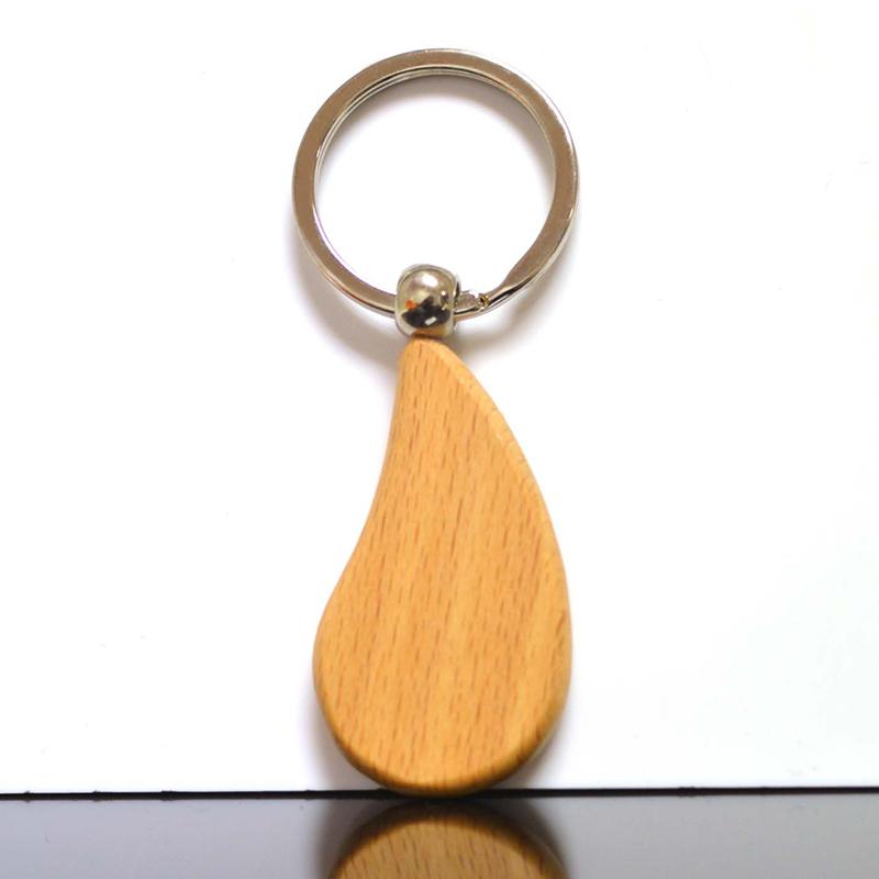 Custom Wood Keychain Factory Print Blank Engraved Keyholder Wood