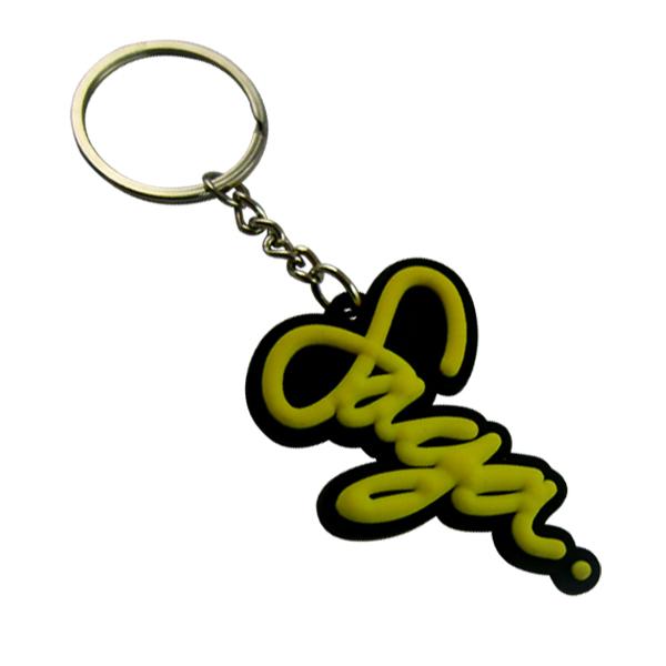 Wholesale Key Ring Custom Pvc Letter Key Chain Rubber Keychain