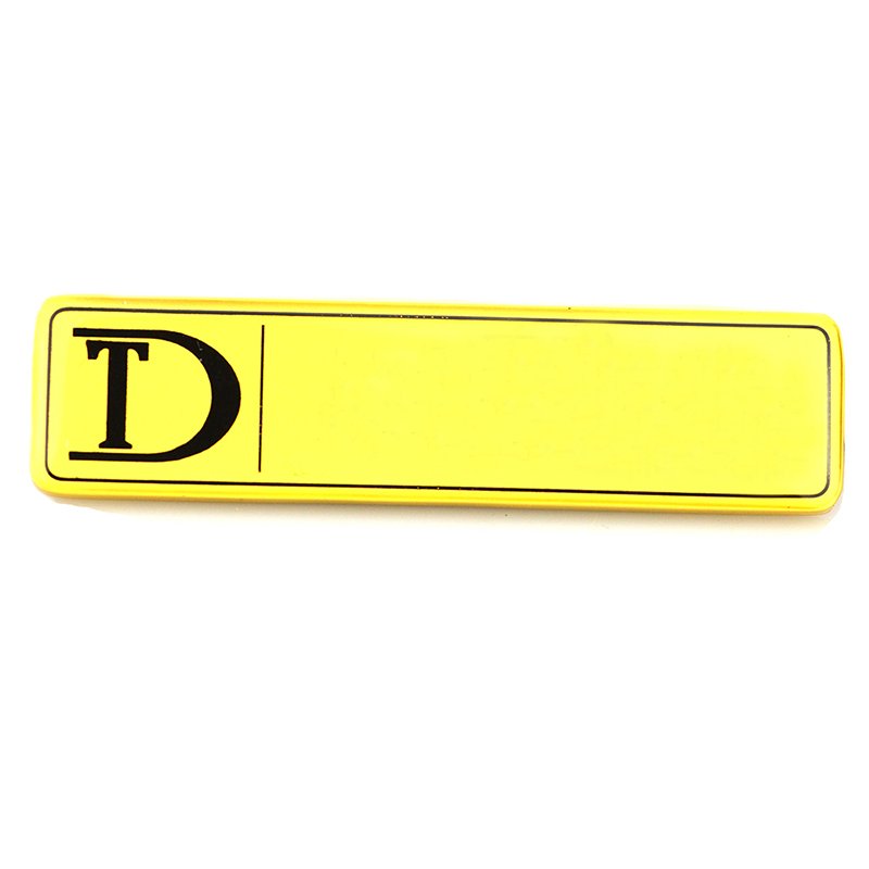 No Minimum Custom Logo Blank Plastic Name Badges With Pin