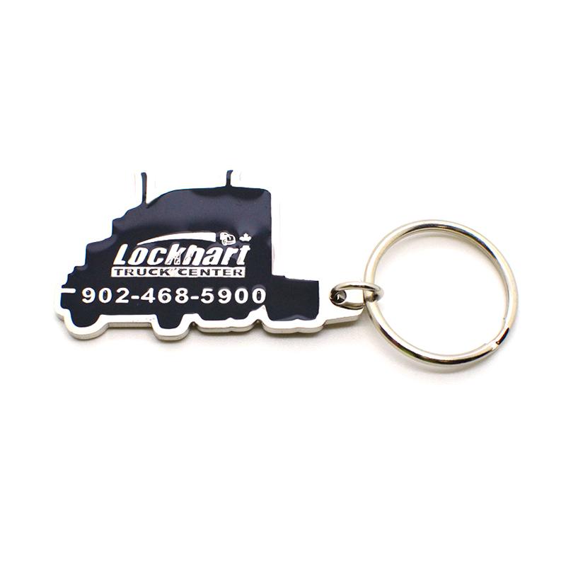 Metal Keychain Custom Logo Bulk Key Holder For Advertising