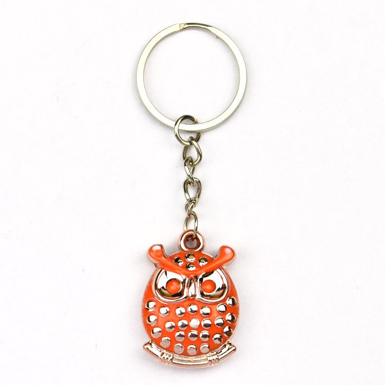 Owl Key Holder Custom Rhinestone Keychain Jewelry Key Chain