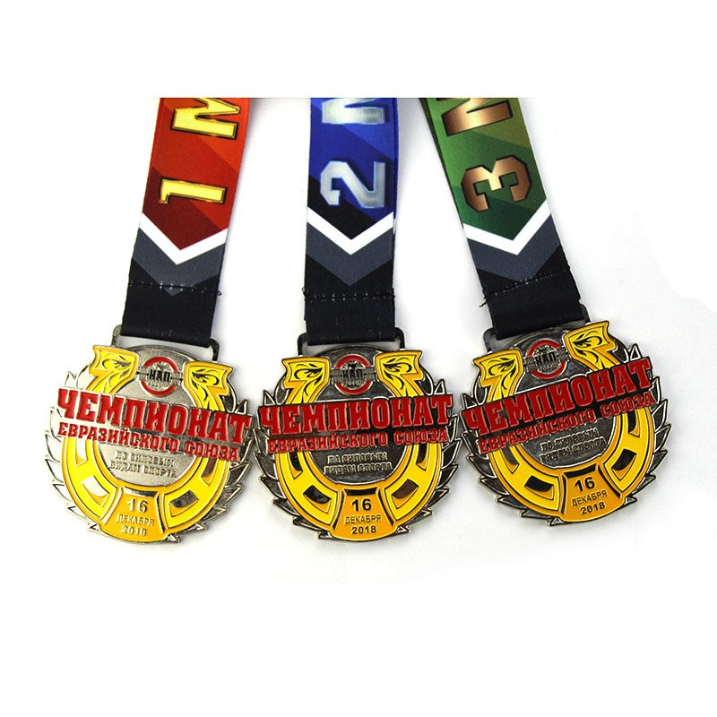 Metal Medal Suppliers Custom Marathon Medal With Lanyard