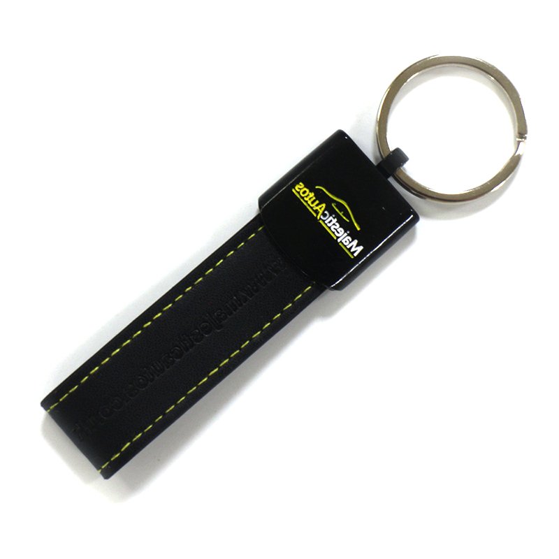 Leather Key Chain Holder No Minimum Custom Bulk Pu Keychain