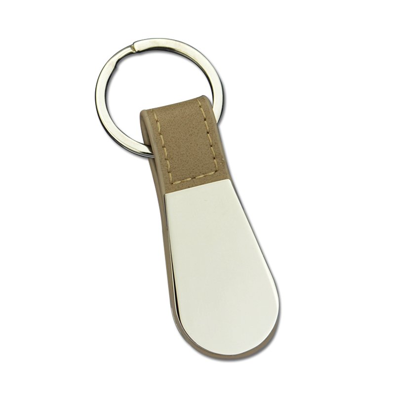 Bulk Pu Key Holder Custom Metal And Leather Keychain