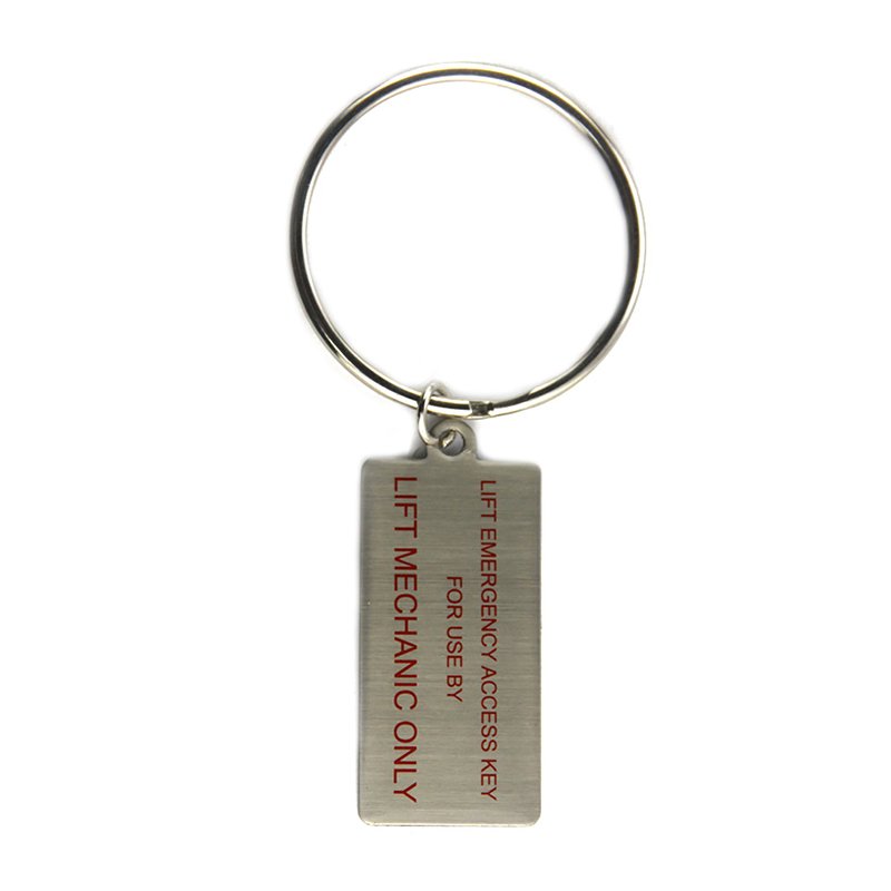 Sublimation Blank Keychain Custom Metal Key Chain Ring