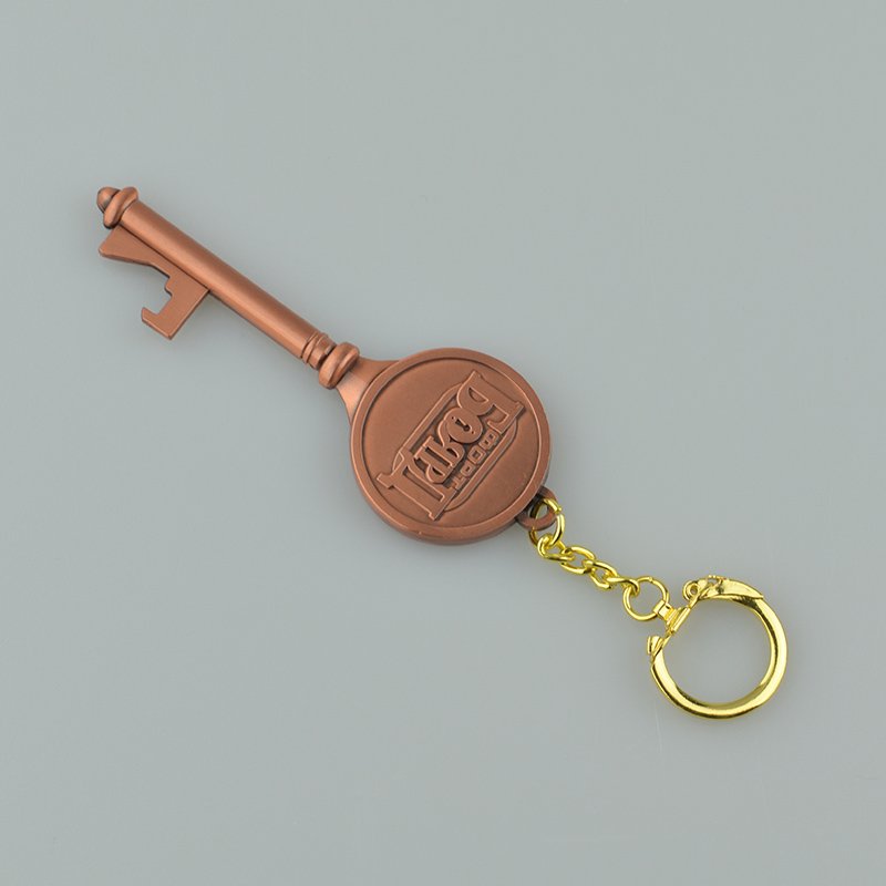 Metal Jamaica Keychain Custom Key Shaped Keyring Key Chain