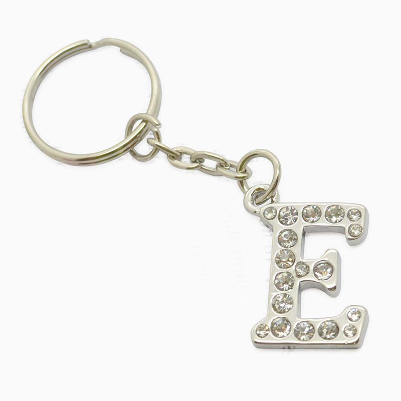 Customized Blank Number Keychain Metal Zinc Alloy Key Chains