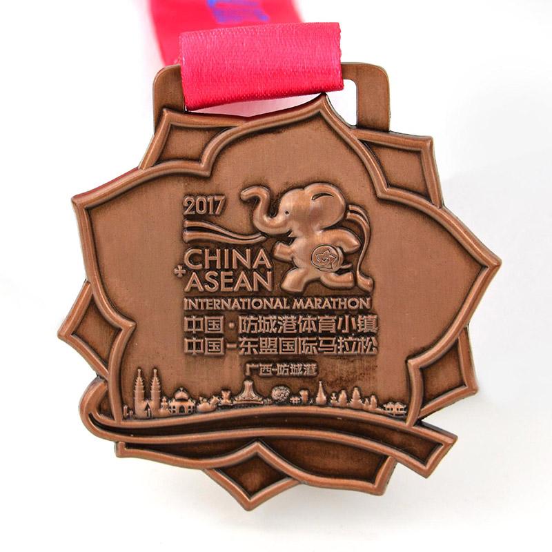 Free Design Your Own Custom Metal Marathon Medal For Sale