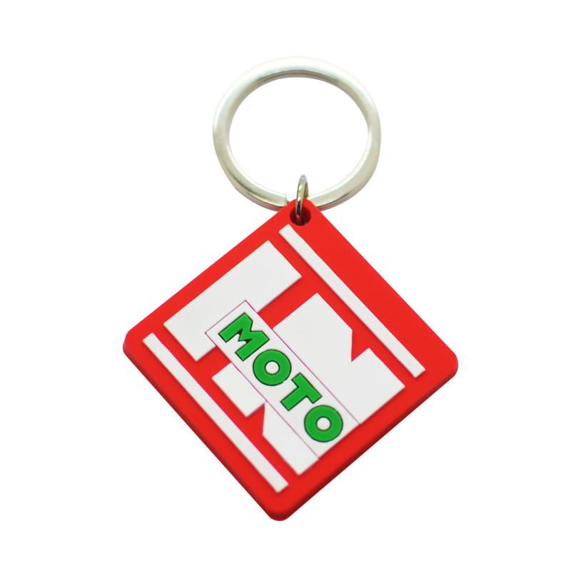 Wholesale Keychain Food Rubber Keyring Custom Pvc Key Chains