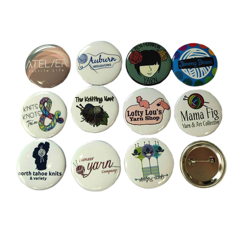 Custom Button Badges Metal Promotional Gifts Bulk Tin Badge