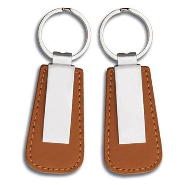 Custom Designer Key Holder Blank Key Chain Pu Leather Keychains