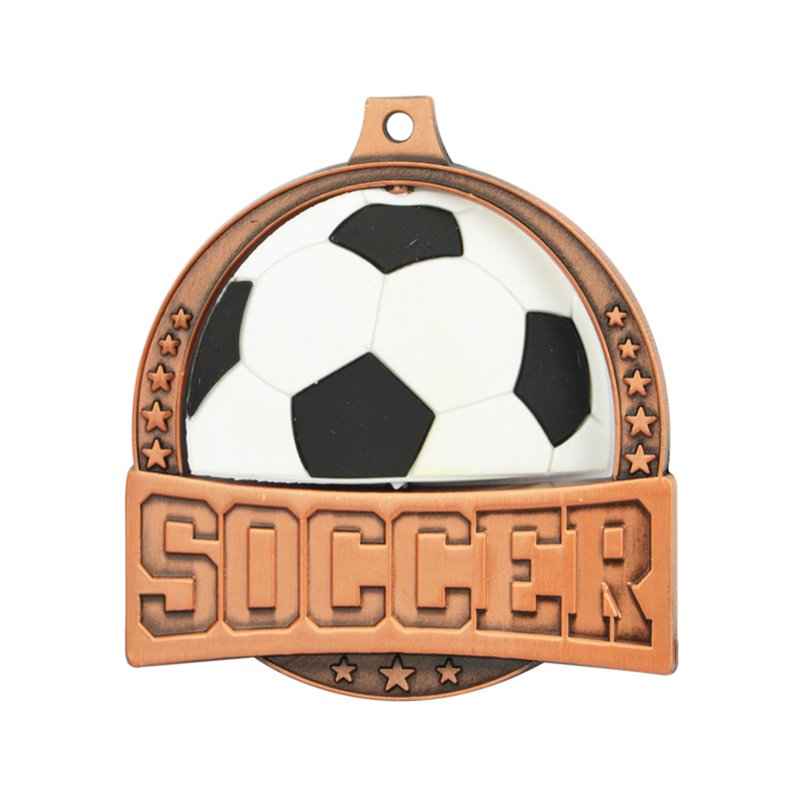 Football Medal Award Cheap Custom Printed Soccer Medal Sports