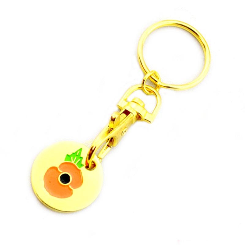 wholesale keychain shopping cart coin keychain