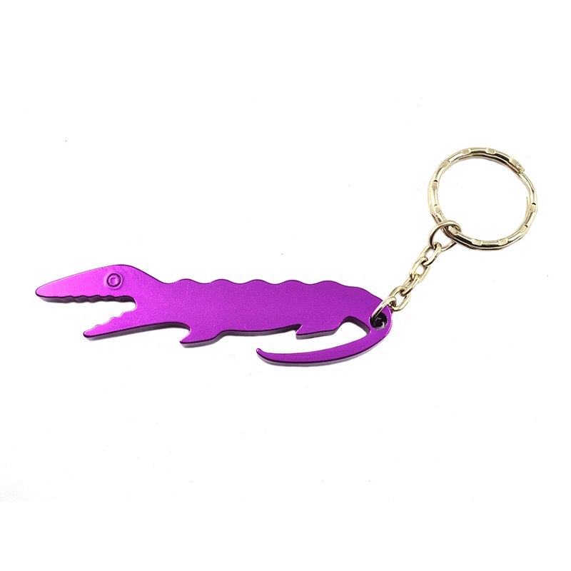 Roane Concepts Silver Aluminum Stash Keychain - With Bottle Opener, Hook & Stash Compartment