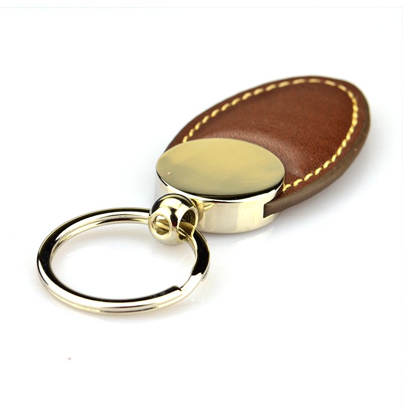 Factory Wholesale Luxury Brand Designer Leather Keychain