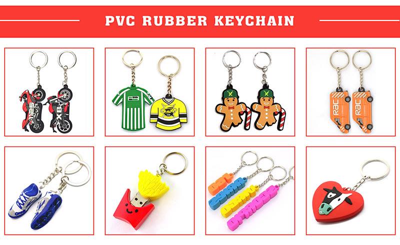 pvc keychain key chain keyring