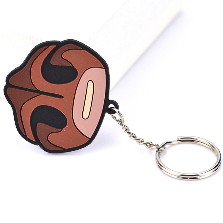 custom soft pvc keychain